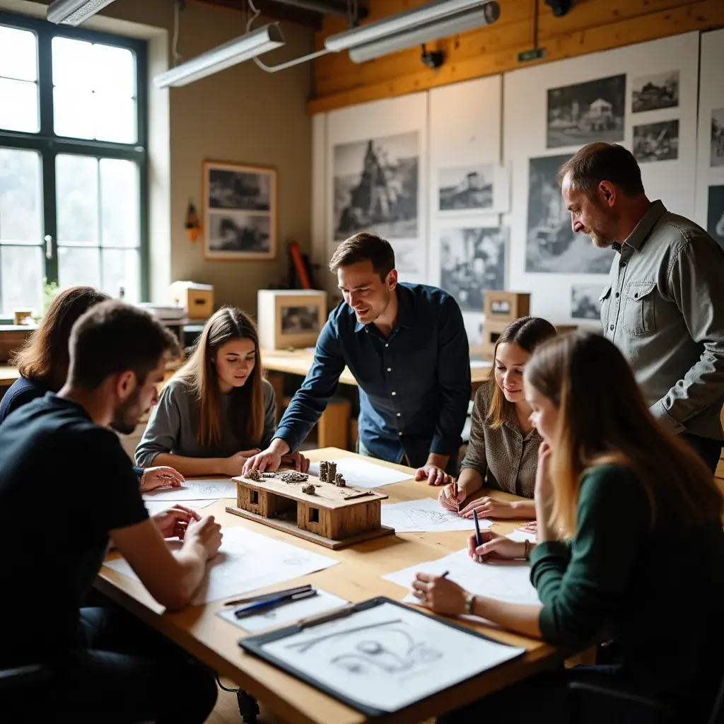 Professional business solutions illustration